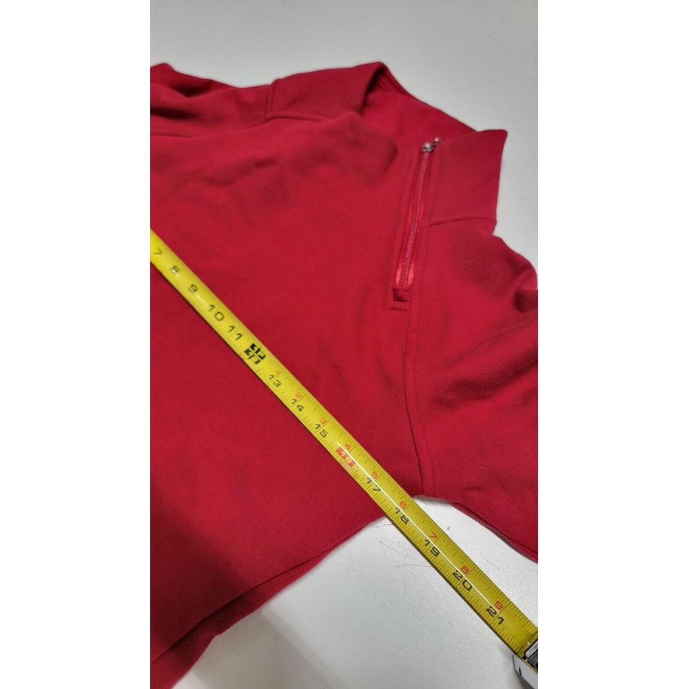 Athleta Cozy Karma Sweater‎ Dress Soft Plush Lined Pockets Red Womens XS - Picture 2 of 9